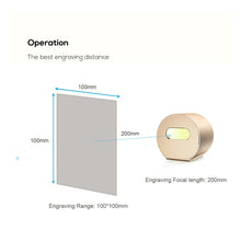 Load image into Gallery viewer, Laserpecker Laser Engraver 3D Printer Portable Mini Laser Engraving Machine Laser Pecker Pro 1.6W Desktop Etcher Cutter Engraver - OZN Shopping