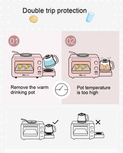 Load image into Gallery viewer, Multifunction Breakfast Machine Mini Household Electric Oven Cake Baking Fry Pan Warm Drinking Pot Toaster - OZN Shopping