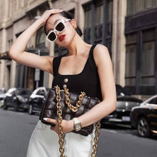 Load image into Gallery viewer, Leather Weave Chain Shoulder Bags - OZN Shopping