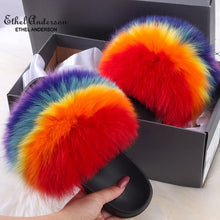 Load image into Gallery viewer, Fur Slippers - OZN Shopping