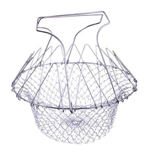 Load image into Gallery viewer, Foldable Steam Rinse Fry Basket Strainer - OZN Shopping