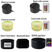 Load image into Gallery viewer, Christian 3D Cross Night Light Home Decor Bluetooth Speaker Table Lamp - OZN Shopping