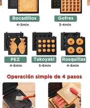 Load image into Gallery viewer, Sandwich Maker - Waffle Donut Cookies & Pancake Cooker & Toaster