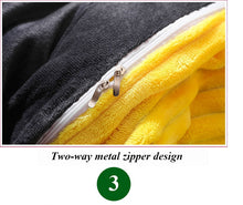 Load image into Gallery viewer, 3/4 Pcs AB Sided Thicken Corduroy Velvet Winter Bedding Set Full Queen King Size Duvet Cover - OZN Shopping