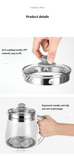 Load image into Gallery viewer, Household Electric Kettle Automatic Glass Health Preserving Pot Portable Mini Multi Cooker Tea Dessert Cooker - OZN Shopping