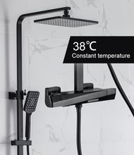 Load image into Gallery viewer, Shower Faucets Sets Water Bathroom Mixer Waterfall Faucet Rainfall Shower Systems Thermostat Tap EL9403 - OZN Shopping