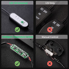 Load image into Gallery viewer, Heated Car Seat Cover - Universal Car Seat Heater