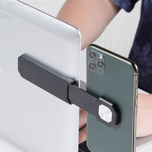 Load image into Gallery viewer, Magnetic Portable Metal Expansion Phone Stand Laptop Screen Folding Side Mount Magnetic Phone Stand Holder Lazy Bracket 4Color - OZN Shopping
