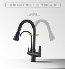 Load image into Gallery viewer, Elegant Kitchen Faucet Sensor Smart Touch Pull Out Tap