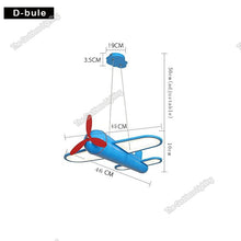 Load image into Gallery viewer, AirPlane LED Chandelier Ceiling Lamp Decor Light