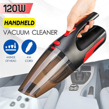 Load image into Gallery viewer, Car Vacuum Cleaner Portable Handheld Cordless/Car Plug 120W 12V 5000PA Super Suction Wet/Dry Vaccum Cleaner for Car Home