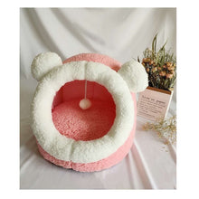 Load image into Gallery viewer, Foldable Cat Pet Bed for small medium Pet Dog Soft Nest Kennel Kitten Bed House Sleeping Bag Pets Winter Warm Cozy House Cave - OZN Shopping
