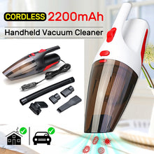 Load image into Gallery viewer, Car Vacuum Cleaner Portable Handheld Cordless/Car Plug 120W 12V 5000PA Super Suction Wet/Dry Vaccum Cleaner for Car Home