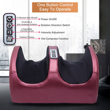 Load image into Gallery viewer, Foot Massage Machine Electric Shiatsu Foot Massager Heating Therapy Foot Massage Roller for Relief Leg Fatigue Women Men Gift - OZN Shopping