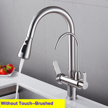 Load image into Gallery viewer, Elegant Kitchen Faucet Sensor Smart Touch Pull Out Tap