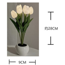 Load image into Gallery viewer, Flower LED Tulip Table Lamp Home Decor