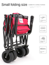 Load image into Gallery viewer, Collapsible Folding Wagon, Heavy Duty Utility Beach Wagon Cart with Removable Wheels, Large Capacity Foldable Grocery Wagon - OZN Shopping