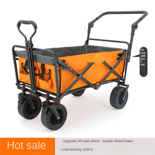 Load image into Gallery viewer, Collapsible Folding Wagon, Heavy Duty Utility Beach Wagon Cart with Removable Wheels, Large Capacity Foldable Grocery Wagon - OZN Shopping