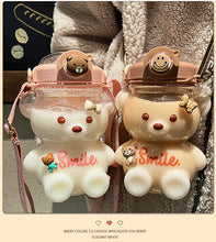 Load image into Gallery viewer, Bear Straw Water Bottle