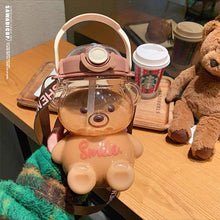 Load image into Gallery viewer, Bear Straw Water Bottle