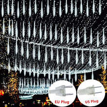 Load image into Gallery viewer, Tube Christmas New Year LED Meteor Shower Garland Decoration