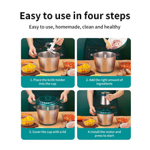 Load image into Gallery viewer, 3L/2L Electric Meat Grinder Vegetable Chopper Mincer Kitchen Appliance - OZN Shopping