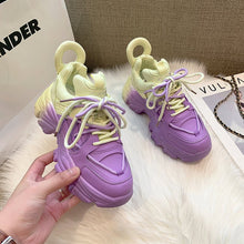 Load image into Gallery viewer, Women Mix Color Sneaker Shoes