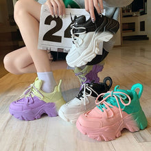 Load image into Gallery viewer, Women Mix Color Sneaker Shoes