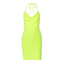 Load image into Gallery viewer, Women Satin Backless Dress