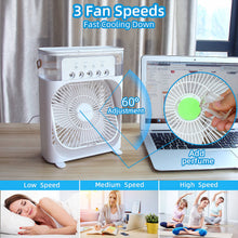 Load image into Gallery viewer, Aircon Cooling USB Fan LED