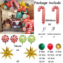 Load image into Gallery viewer, Christmas Balloons Arch Home Party Decoration