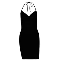 Load image into Gallery viewer, Women Satin Backless Dress