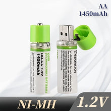 Load image into Gallery viewer, USB BATTERY RECHARGEABLE