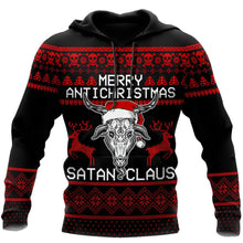 Load image into Gallery viewer, Christmas Skull Print Hooded Sweatshirts Fashion Jacket Pullover