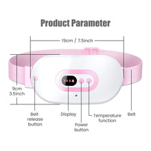 Load image into Gallery viewer, Period Belt Menstrual Pain Relief Abdomen Heating Massager
