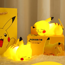 Load image into Gallery viewer, Pokemon Pikachu Night Light Glowing Children Toy Pokemon Pikachu Cute Bedside Lamp Children's Birthday Christmas Present