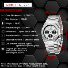 Load image into Gallery viewer, Men's Watch Quartz Stainless Steel Design