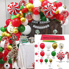 Load image into Gallery viewer, Christmas Balloons Arch Home Party Decoration