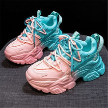 Load image into Gallery viewer, Women Mix Color Sneaker Shoes