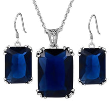 Load image into Gallery viewer, Exquisite Double Heart Necklace Earrings Bracelet Jewelry Set