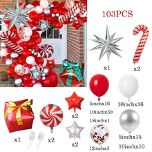 Load image into Gallery viewer, Christmas Balloons Arch Home Party Decoration
