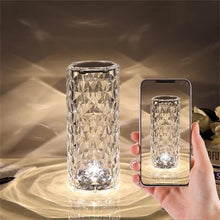 Load image into Gallery viewer, Crystal Lamp LED Rose Light Projector