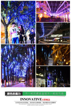Load image into Gallery viewer, Tube Christmas New Year LED Meteor Shower Garland Decoration