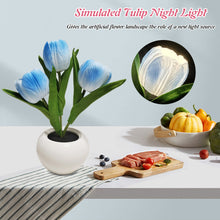 Load image into Gallery viewer, Flower LED Tulip Table Lamp Home Decor