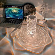 Load image into Gallery viewer, Crystal Lamp LED Rose Light Projector