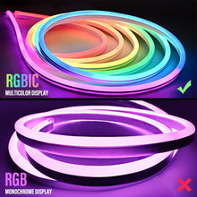 Load image into Gallery viewer, LED Neon Light with WIFI Neon Rope Light DIY Light Bar APP Control Music Sync TV Backlight Game Living Room Bedroom Decoration