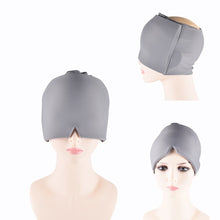 Load image into Gallery viewer, Gel Cold Headache Migraine Relief Cap Head Hat Massager