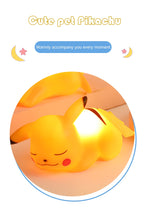 Load image into Gallery viewer, Pokemon Pikachu Night Light Glowing Children Toy Pokemon Pikachu Cute Bedside Lamp Children's Birthday Christmas Present