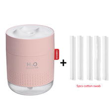 Load image into Gallery viewer, Portable Ultrasonic Humidifier 500ML Snow Mountain H2O USB Aroma Air Diffuser With Romantic Night Lamp Humidificador Difusor - OZN Shopping