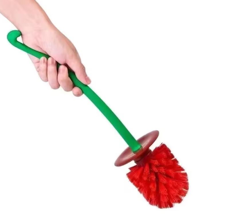 Red Toilet Brush Creative Plastic Cleaning Brush Lovely Cherry Shape Lavatory Toilet Brush Holder Toilet Bathroom Accessories